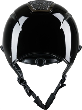 Equipage Mips Guardian Glossy ridehjelm - Heavy Glitter top - Sort Blank